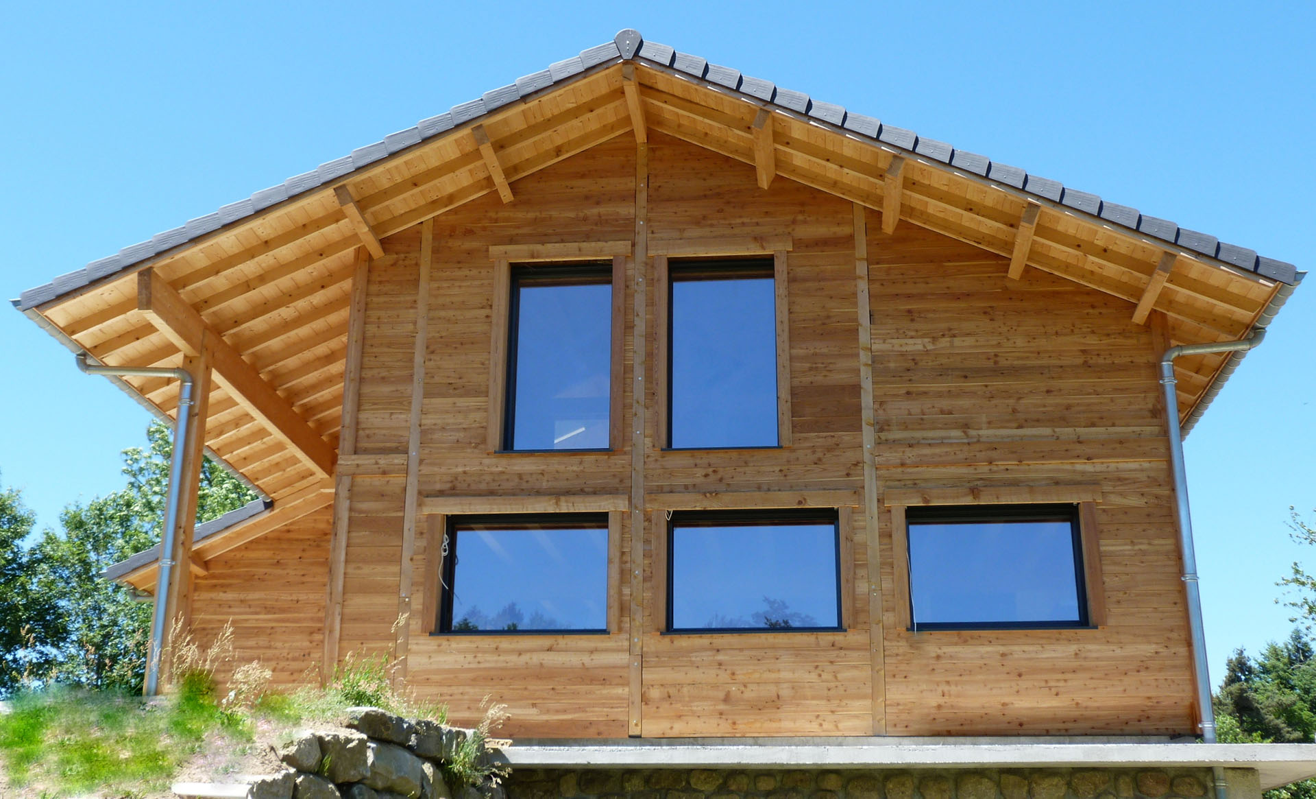 chalet bois - maison rt 2020